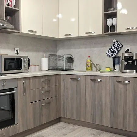 Lux 2 With Garage 아파트 *